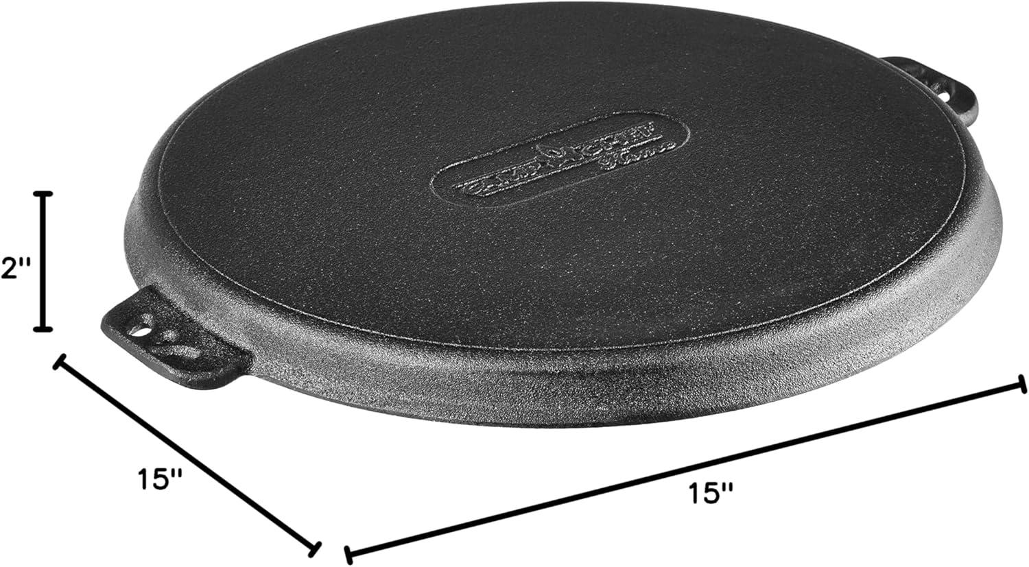 imageCamp Chef 14Inch Cast Iron Pizza Pan amp More