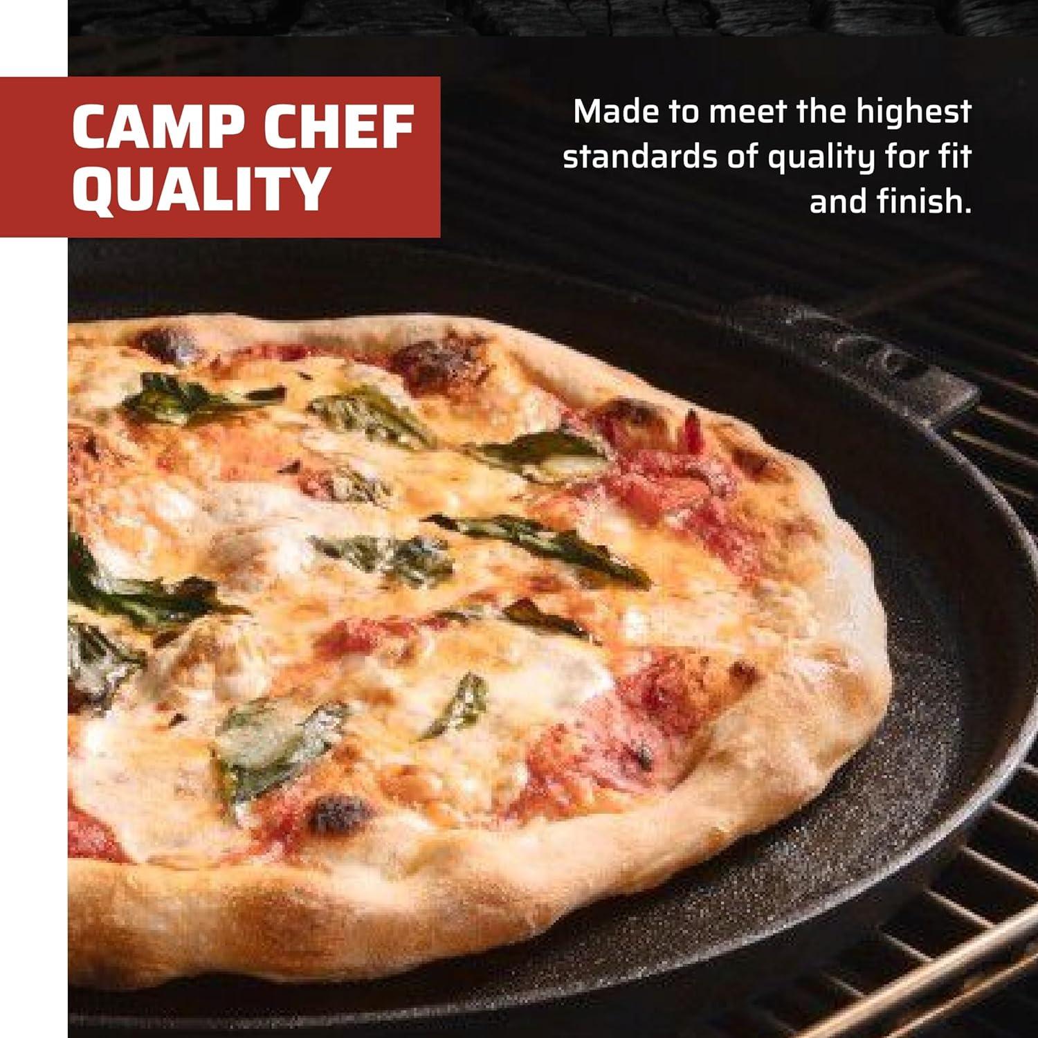 imageCamp Chef 14Inch Cast Iron Pizza Pan amp More