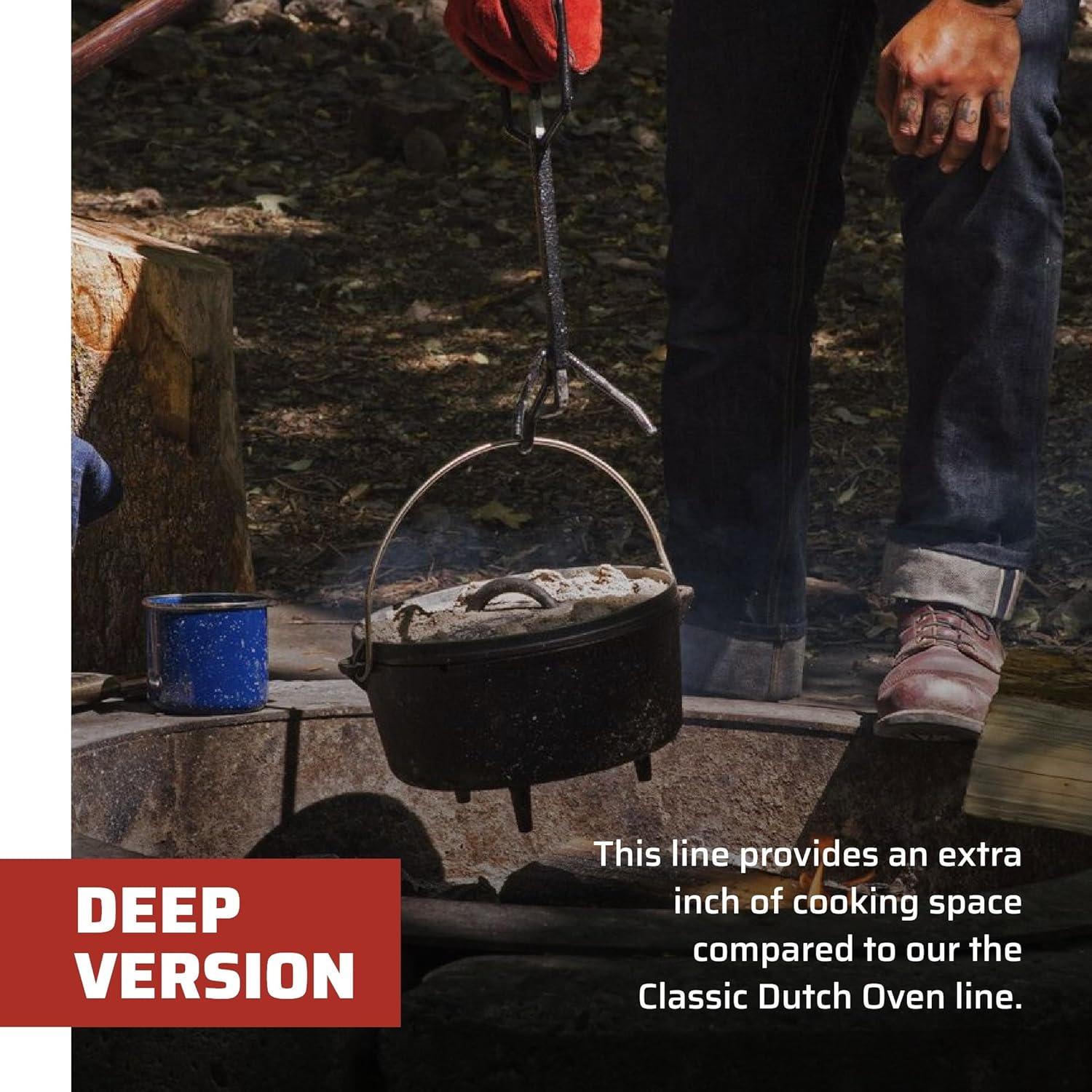 imageCamp Chef Classic 10 Deep Dutch OvenBlack