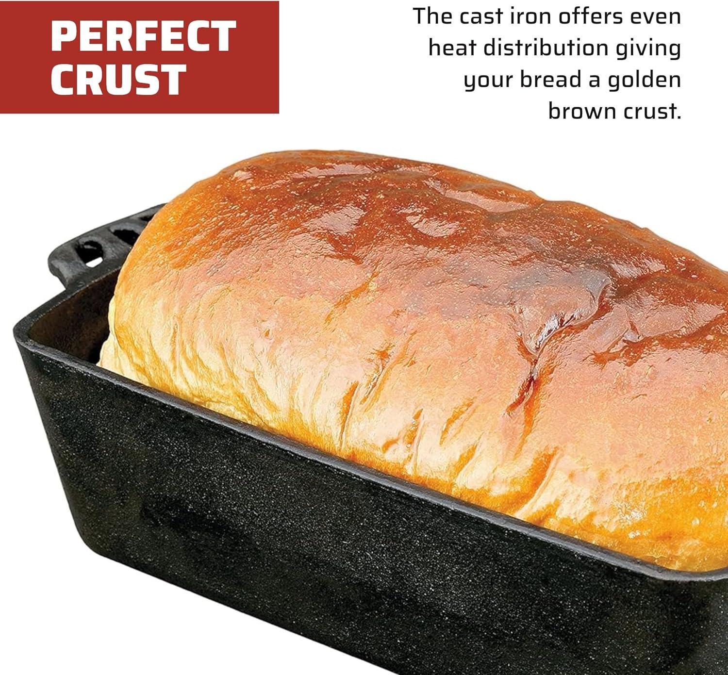 imageCamp Chef Home Seasoned Cast Iron Bread Pan1
