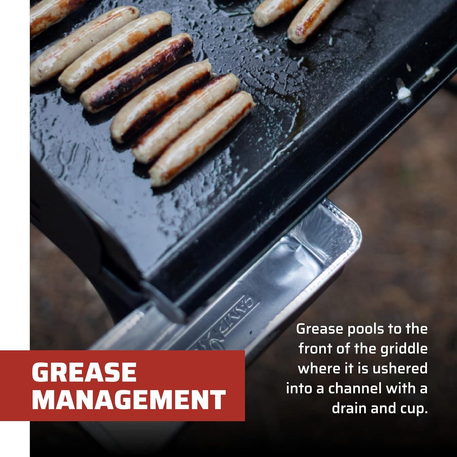 imageCamp Chef SG60 Deluxe Double Burner Steel Professional Griddle SteelSteel Griddle