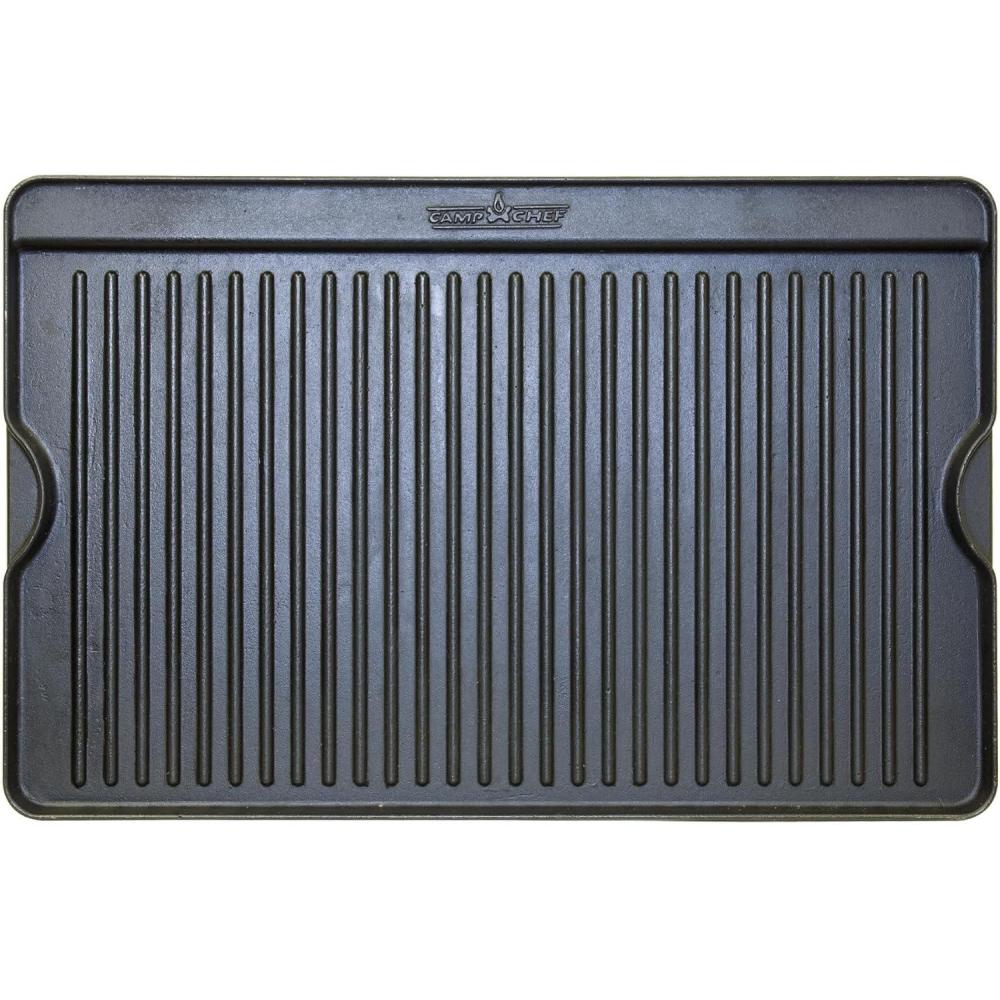 imageCamp Chef Cast Iron Griddle 16 x 24 NonStick GrillGriddle Sides
