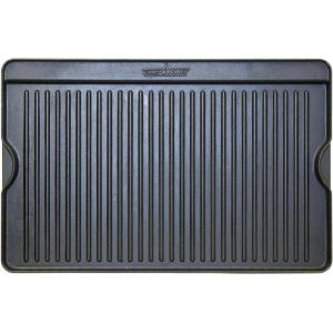 Camp Chef Cast Iron Griddle – 16 x 24, Non-Stick Grill/Griddle Sides