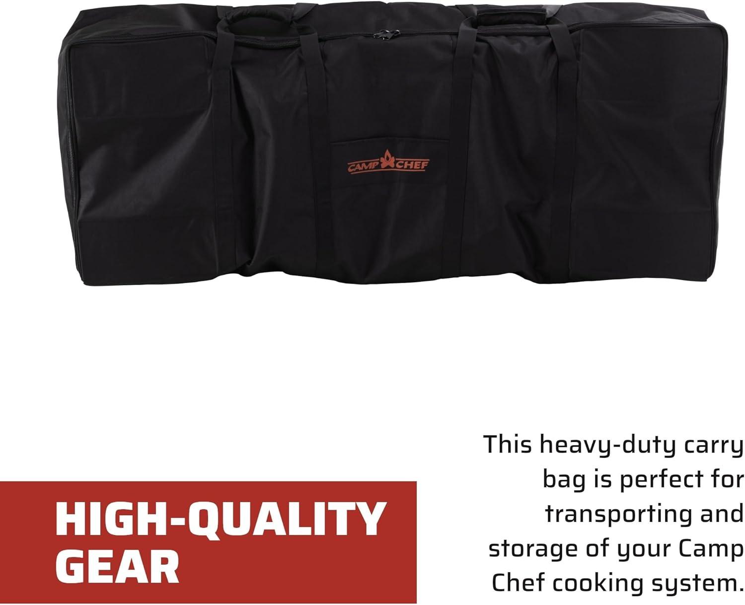 imageCamp Chef CB90 Stove Carry Bag for 415 3 Burner cooker Grills Heavy Duty Black