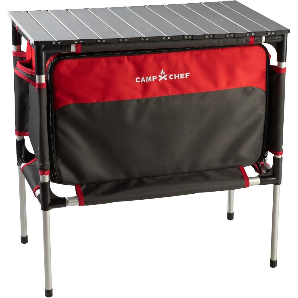 imageCamp Chef Sherpa Camp Table amp Organizer Table top 27 x 17 Table Height 28 BrickTable Organizer