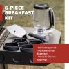 Camp Chef Breakfast Kit – Flat-Top Griddle Accessories Includes Pancake Batter Dispenser, Griddle Spatula & 4 Egg Rings