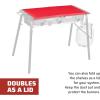 Camp Chef Folding Side Shelf Set for Three-Burners, Red
