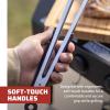 Camp Chef Griddle Essentials Kit – Flat-Top Griddle Accessories Include 2 Grill Spatulas, Grilling Tongs, Grill Scraper, 2 Squeeze Bottles & Magnetic Bottle Holder