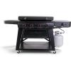 Camp Chef Gridiron Pro- 36″ Outdoor Griddle Grill with Side Burner, Flamethrower Ignition & Hinged Lid – Premium 36″ Flat Top Grill for Outdoor Cooking
