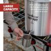Camp Chef Aluminum Hot Water Pot – for Hot Chocolate & Hot Apple Cider – Hot Water Storage with a Spigot for Dishes – Easy-to-Serve Hot Beverage Dispenser – 32 Quart Pot – About 120 Servings
