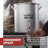 Camp Chef Aluminum Hot Water Pot – for Hot Chocolate & Hot Apple Cider – Hot Water Storage with a Spigot for Dishes – Easy-to-Serve Hot Beverage Dispenser – 32 Quart Pot – About 120 Servings