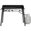 Camp Chef Tahoe Triple Burner Stove – Removable Legs, 30K BTU Burners and 16-inch Accessory Compatible(Gas Stove)