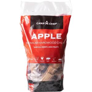 Camp Chef Premium Hardwood Chunks – Wood Chunks for Smoking & Outdoor Grilling – Compatible with Pellet Grills, Smokers & Barbecues – Made in The USA – Apple, 432 cu in