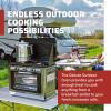 Camp Chef Outdoor Camp Oven, Black/Silver, 31″ H x 24″ W x 18″ L