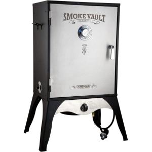 Camp Chef Smoke Vault, 18″ Vertical Smoker, Dimensions 18 in. x 16 in. x 44 in., Large, Black