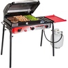 Camp Chef Big Gas Grill, Black/Red , 7″ H x 24″ W x 15.75″ L