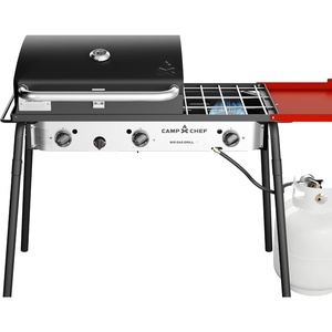 Camp Chef Big Gas Grill, Black/Red , 7″ H x 24″ W x 15.75″ L